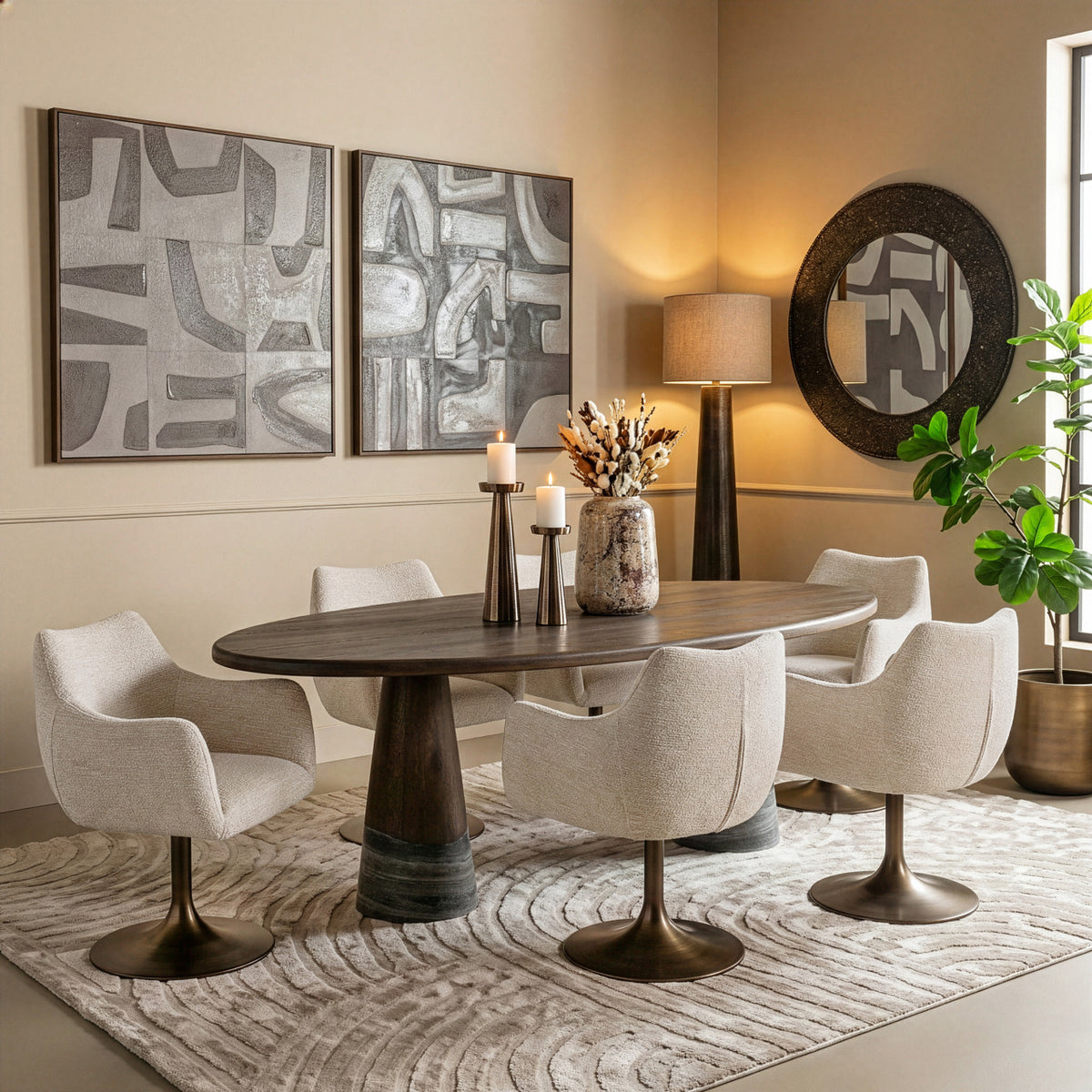 
Tavolo da pranzo di design «Harper»