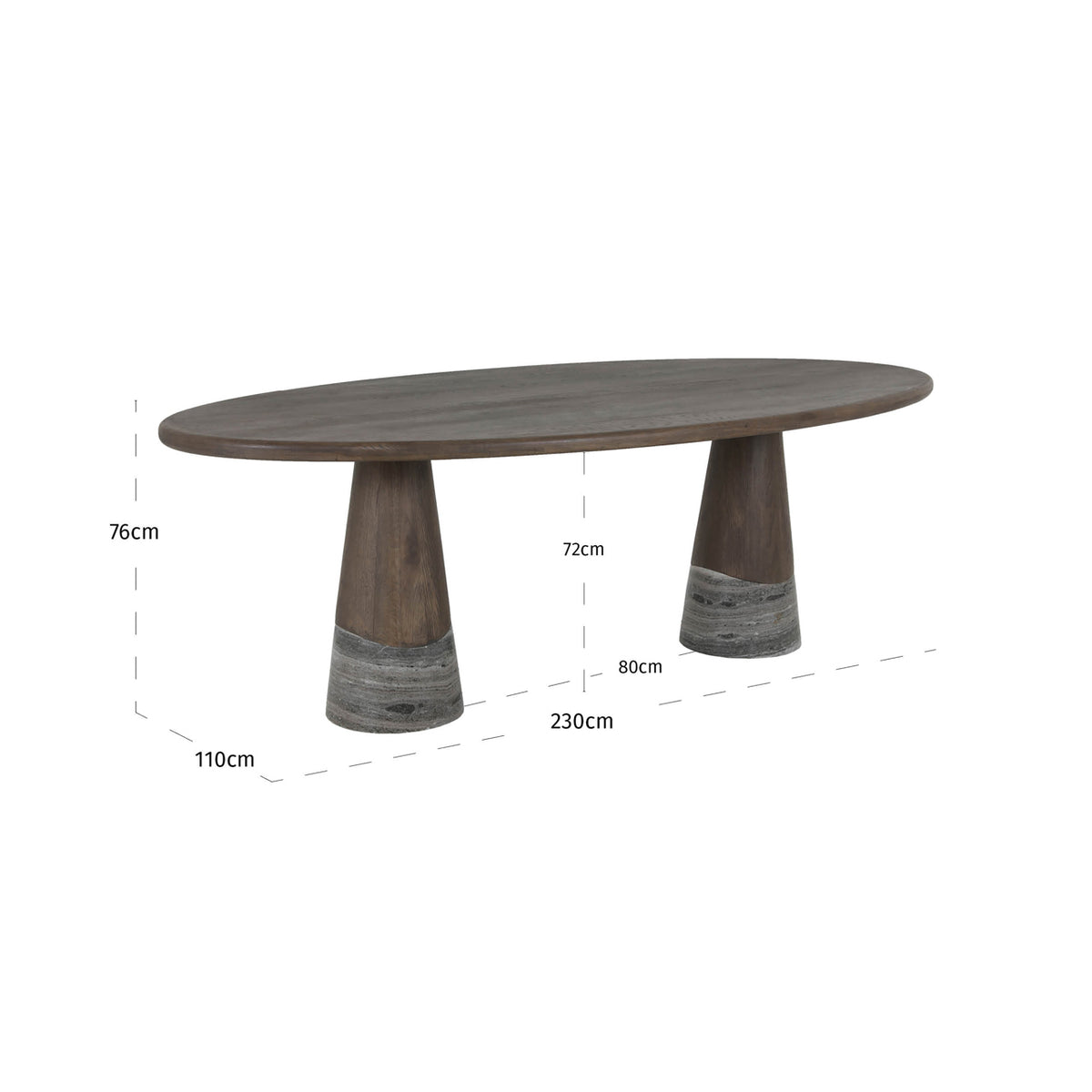 
Tavolo da pranzo di design «Harper»