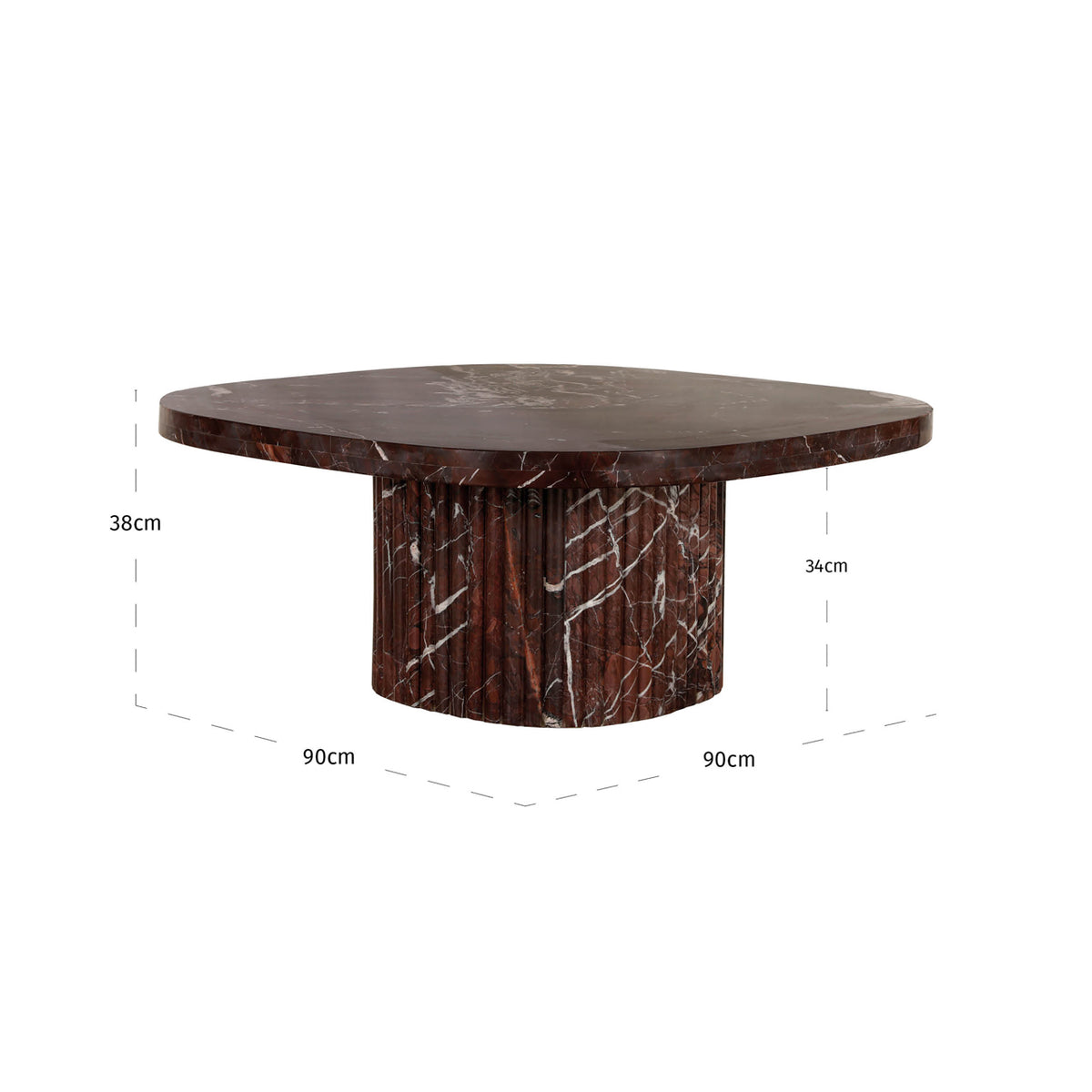 
Tavolino da salotto di design «Orchid»