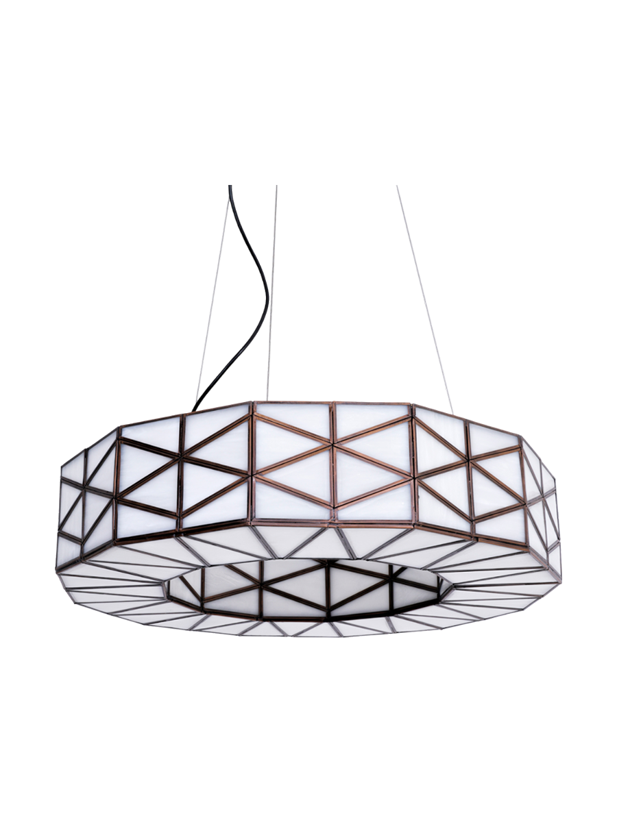 
Lampadario di design «Solaria», 4 luci