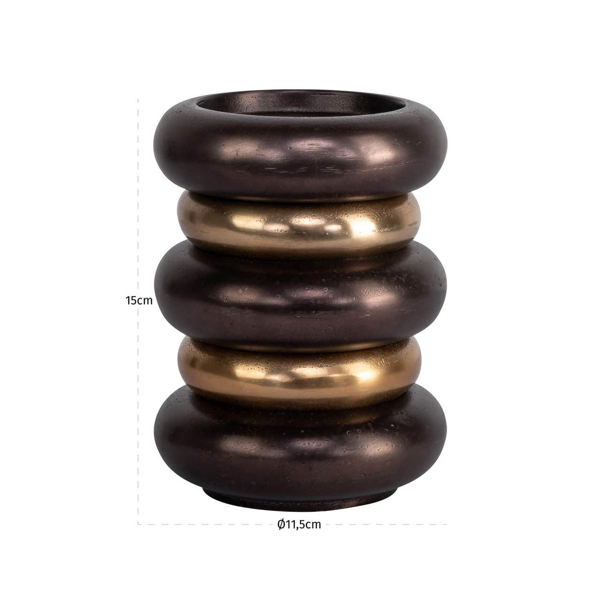 
Portacandele di design «Eve», varie dimensioni - 11.5 × 11.5 × 15 cm