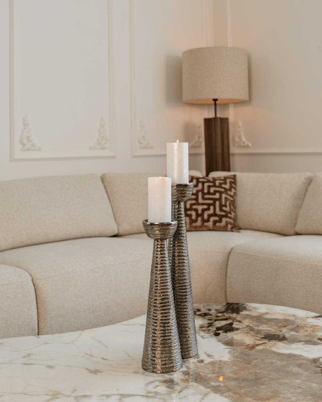 
Portacandele di design «Jola», varie dimensioni - 12 × 12 × 53 cm