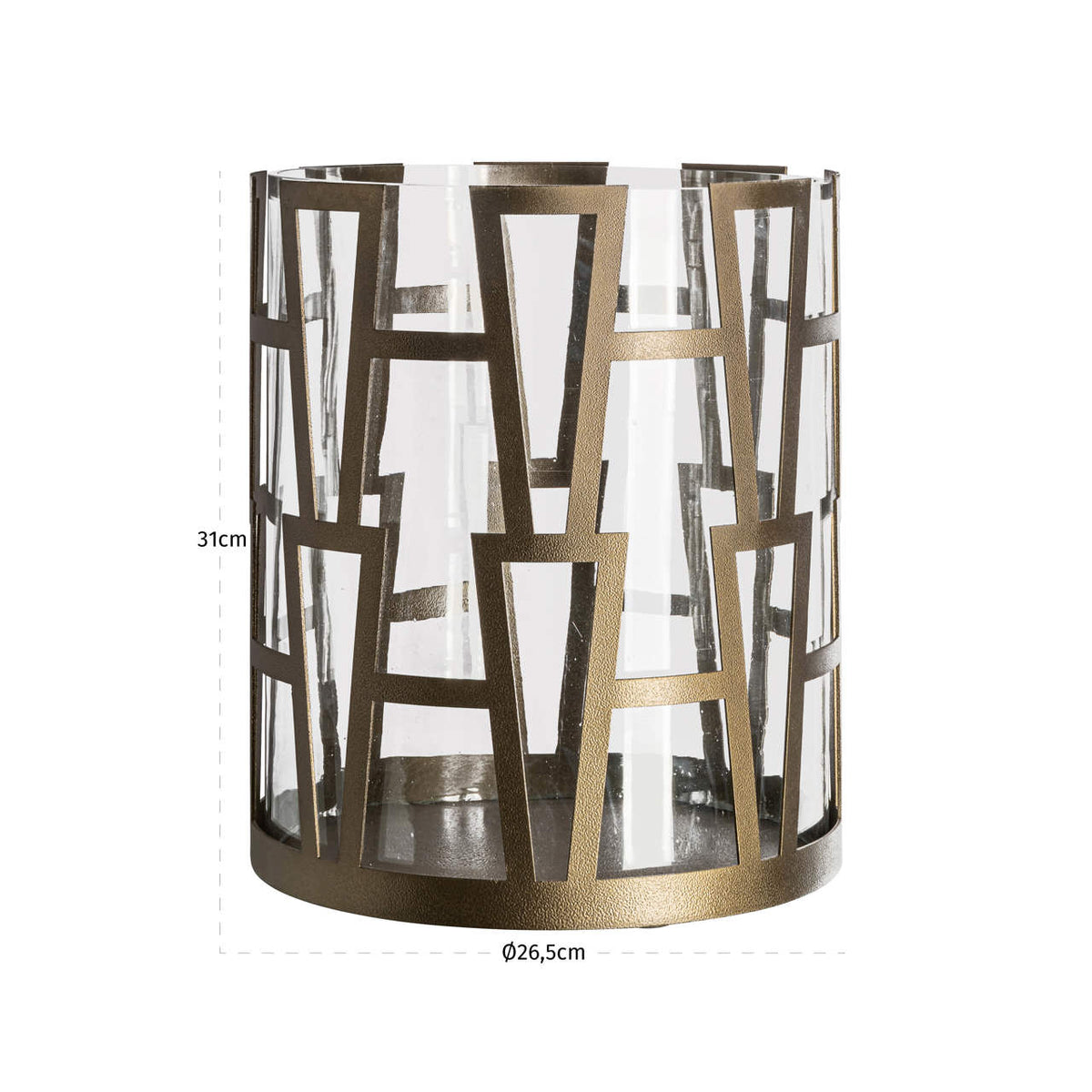 
Portacandele di design «Shandy», diverse dimensioni - 26.5 × 26.5 × 31 cm