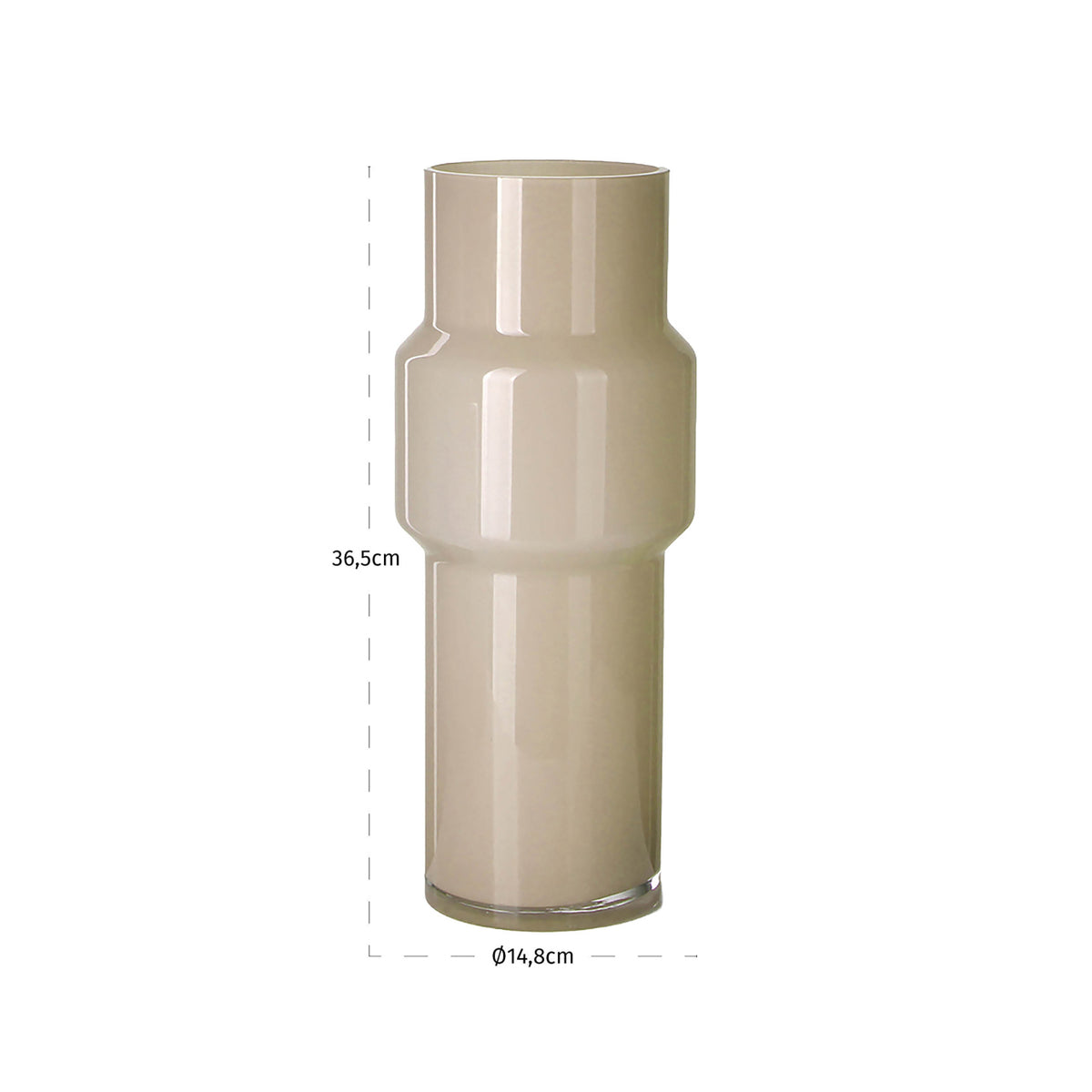
Vaso di design „Torra“, diverse dimensioni - 14.8 × 14.8 × 36.5 cm