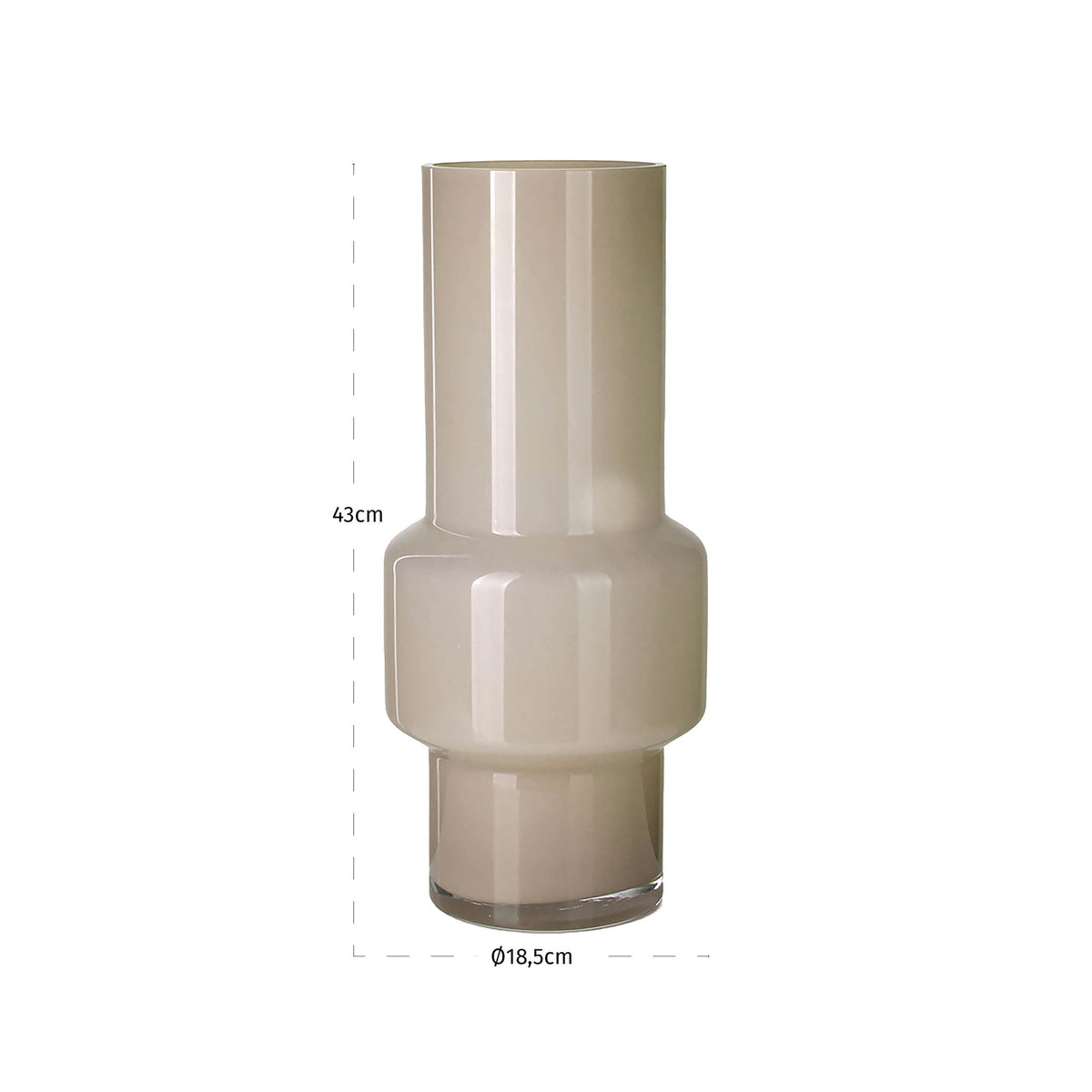 
Vaso di design „Torra“, diverse dimensioni - 18.5 × 18.5 × 43 cm