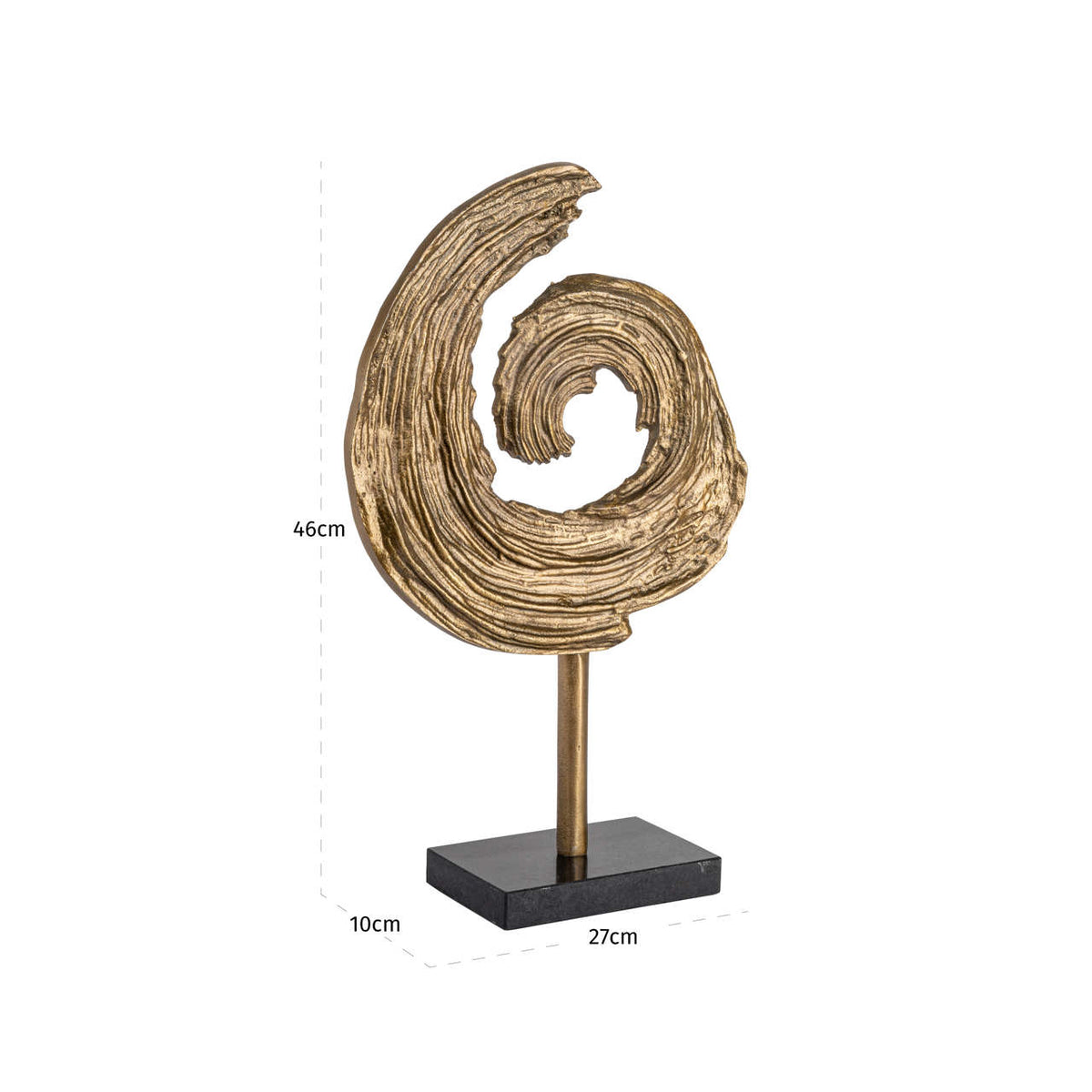 
Oggetto decorativo di design «Swirl», varie dimensioni - 10 × 27 × 46 cm