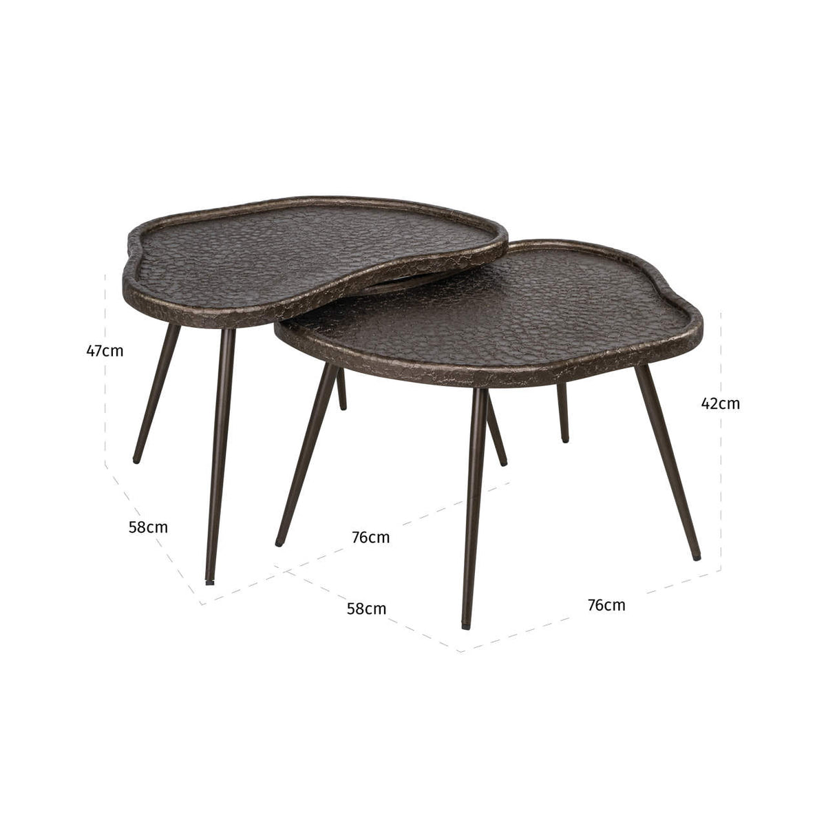 
Tavolino da salotto di design «Bean Set»