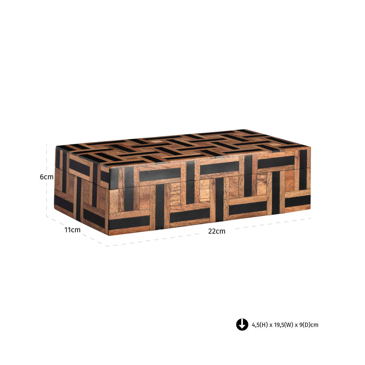 
Scatola portaoggetti di design «Floor», diverse dimensioni - 11 × 22 × 6 cm