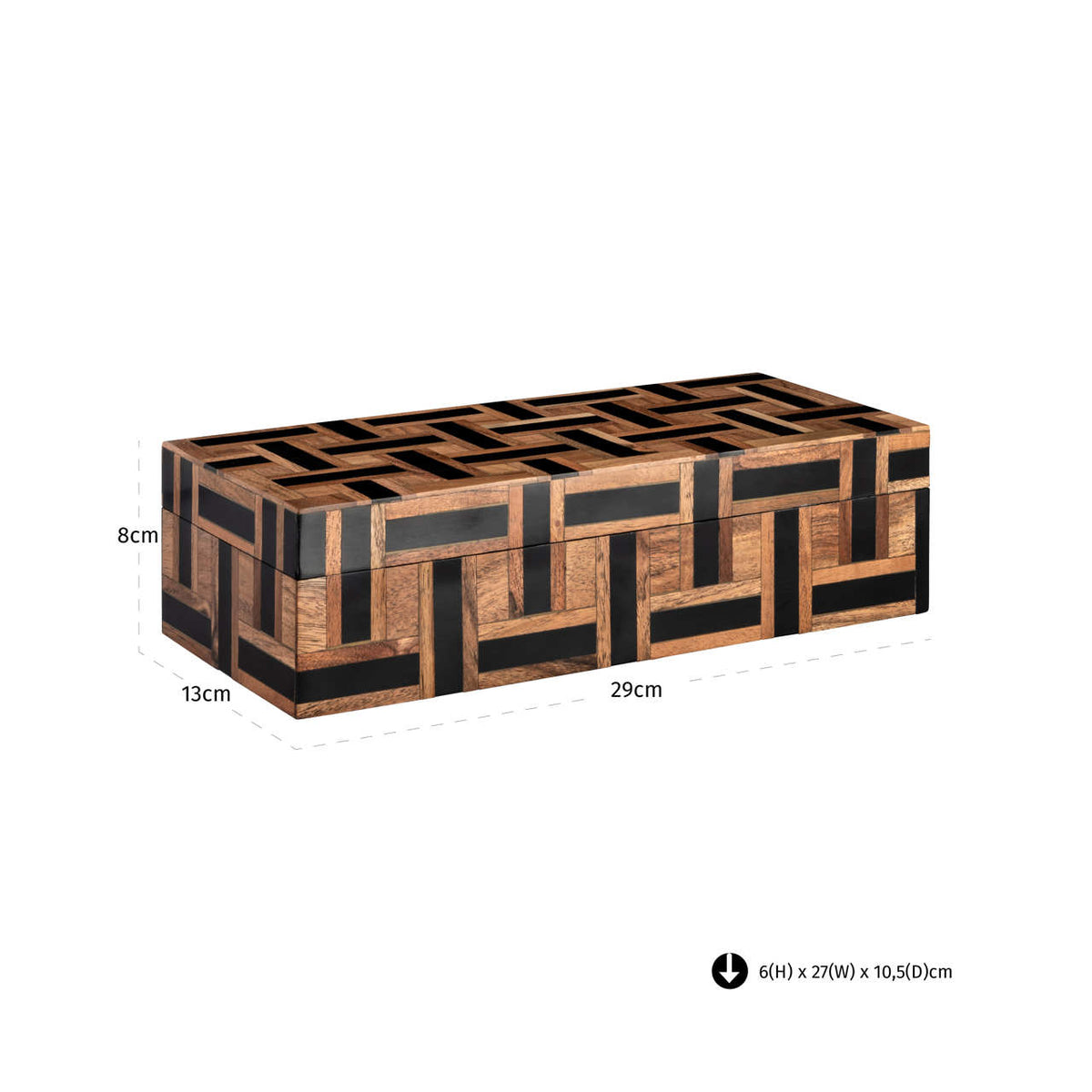 
Scatola portaoggetti di design «Floor», diverse dimensioni - 13 × 29 × 8 cm
