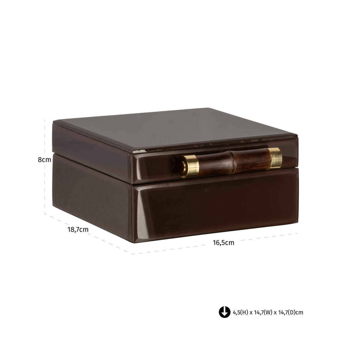 
Scatola portaoggetti di design «Echo», diverse dimensioni - 18.7 × 16.5 × 8 cm