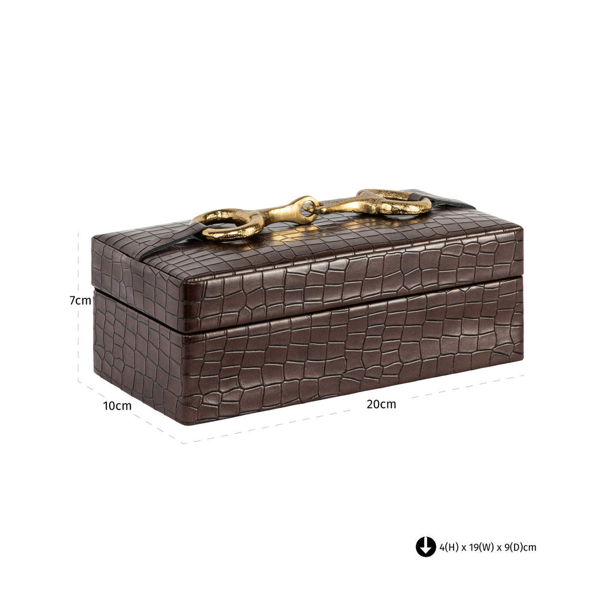 
Scatola portaoggetti di design «Rex», diverse dimensioni - 10 × 20 × 7 cm