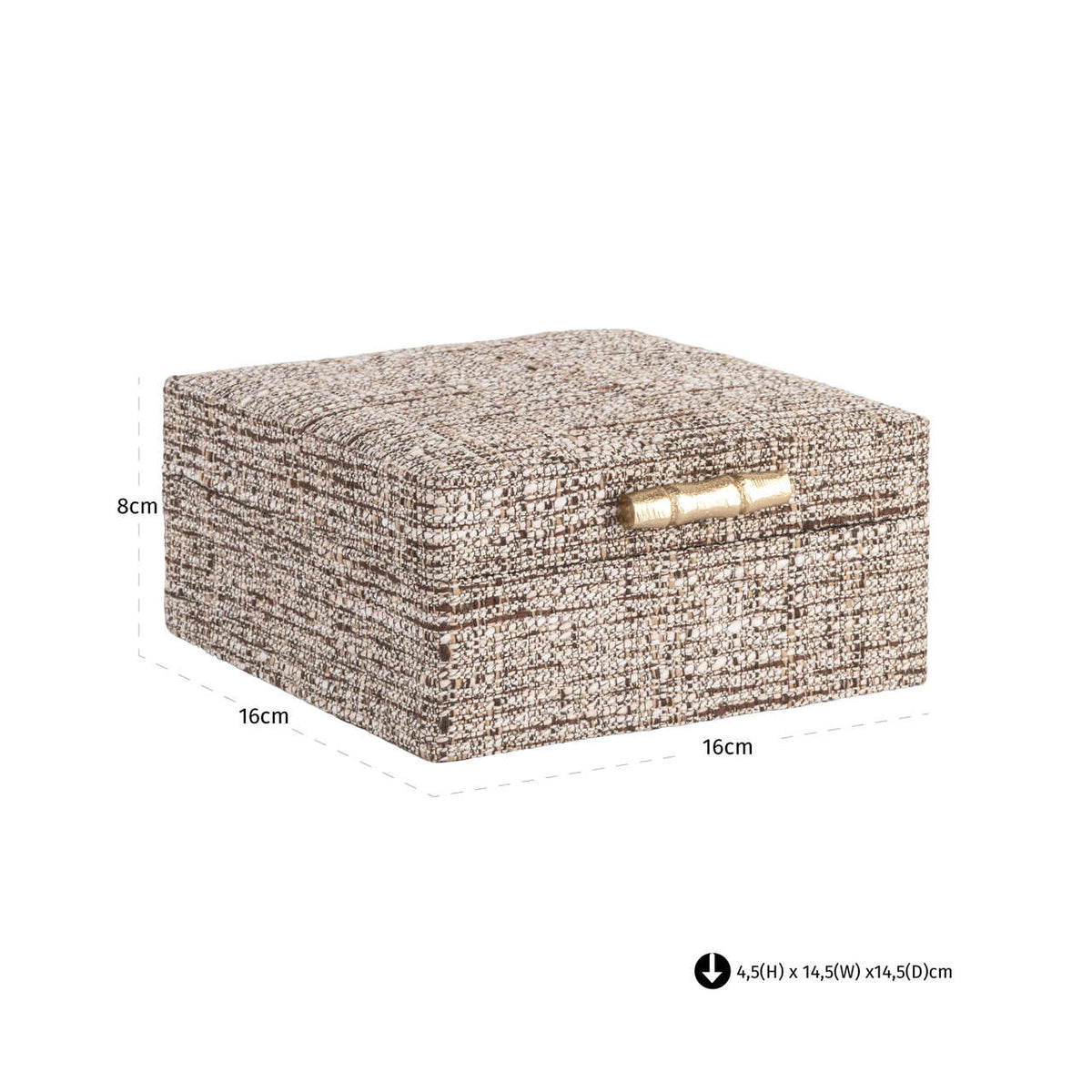
Contenitore di design „Chalenny“, diverse dimensioni - 16 × 16 × 8 cm
