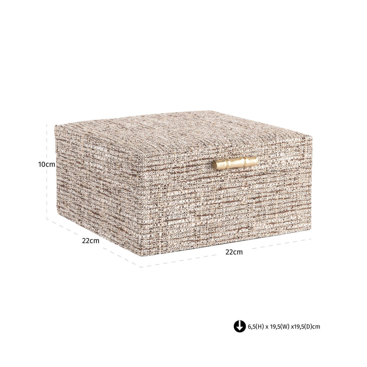 
Contenitore di design „Chalenny“, diverse dimensioni - 22 × 22 × 10 cm