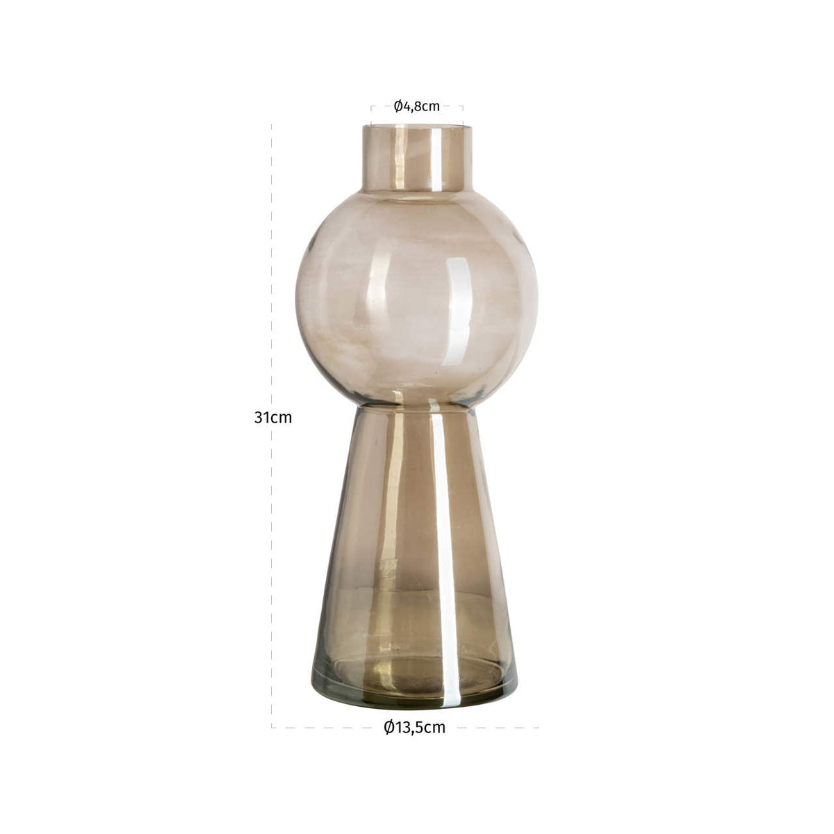 
Vaso di design „Sera“, diverse dimensioni - 13.5 × 13.5 × 31 cm