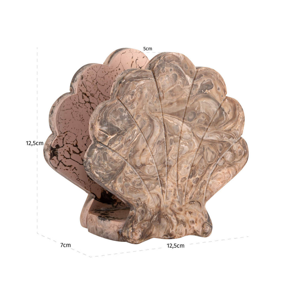 
Accessorio da bar di design «Shelly» - Marrone cioccolato