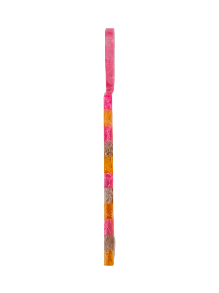 
Vassoio di design «Cindy», diverse misure - 30 × 20 × 1 cm / Rosa/Arancione