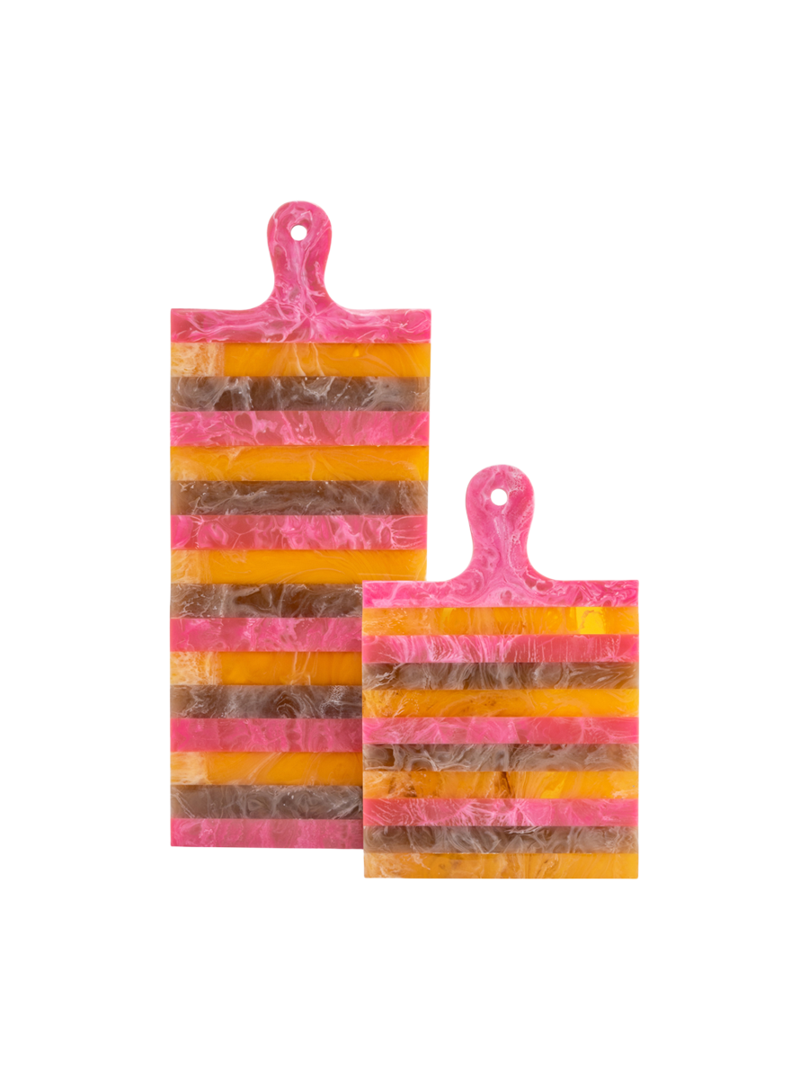 
Vassoio di design «Cindy», diverse misure - 30 × 20 × 1 cm / Rosa/Arancione