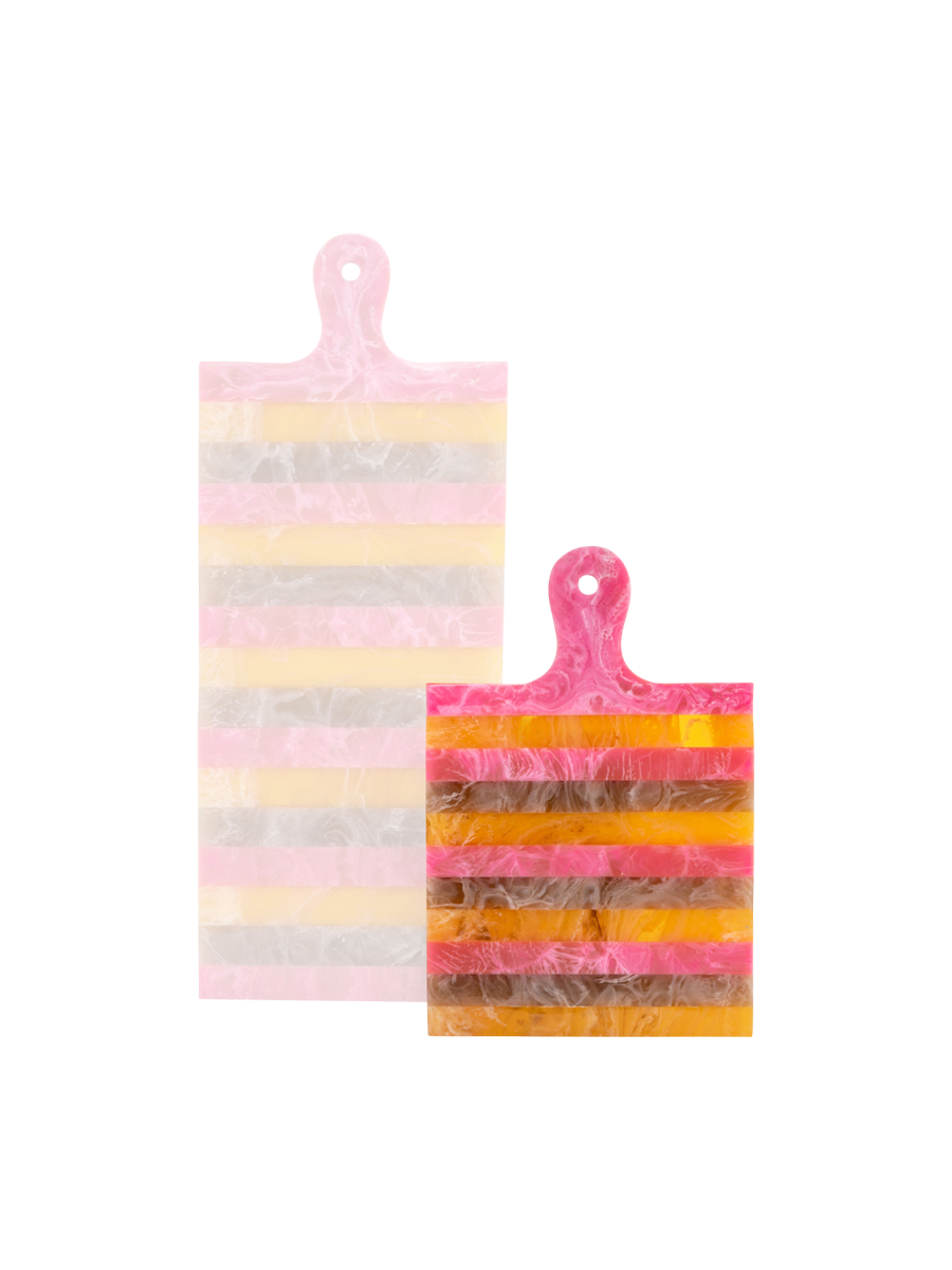 
Vassoio di design «Cindy», diverse misure - 30 × 20 × 1 cm / Rosa/Arancione