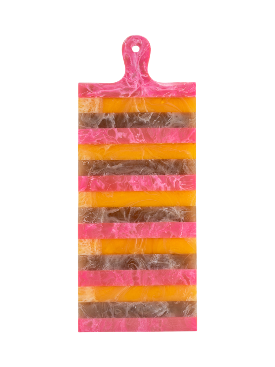 
Vassoio di design «Cindy», diverse misure - 50 × 20 × 1 cm / Rosa/Arancione