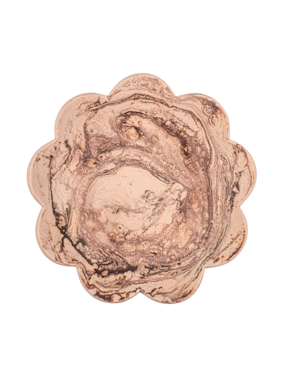 
Ciotola di design „Peony“ - Marrone cioccolato