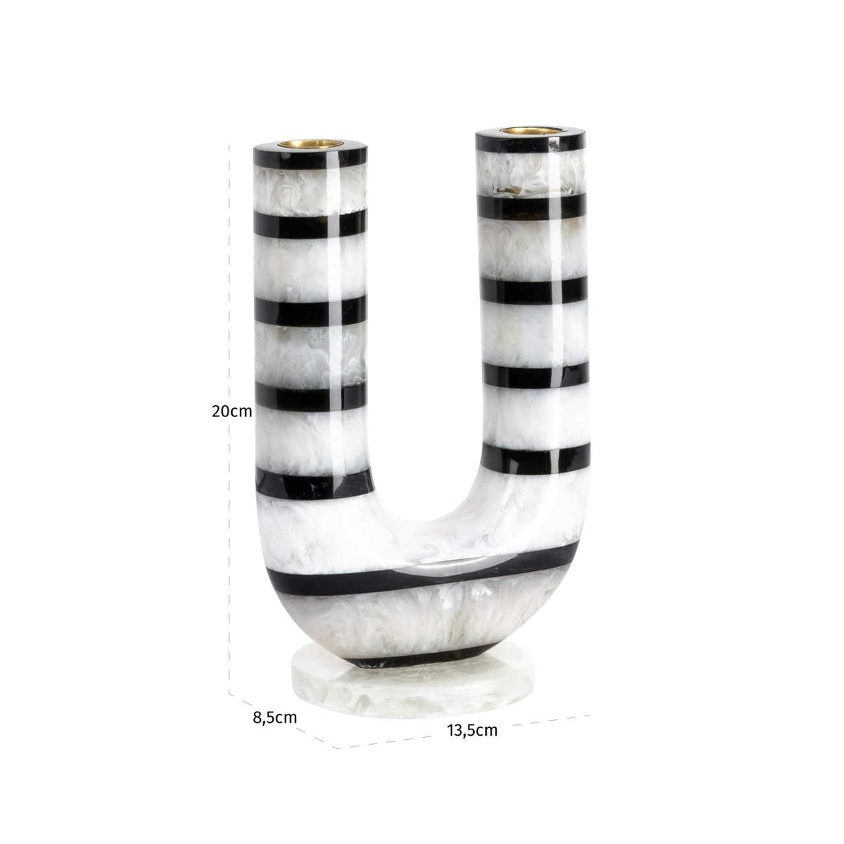
Portacandele di design «River»