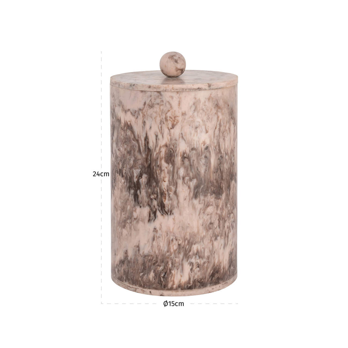 
Scatola portaoggetti di design «Rosaline», diverse dimensioni - 15 × 15 × 24 cm