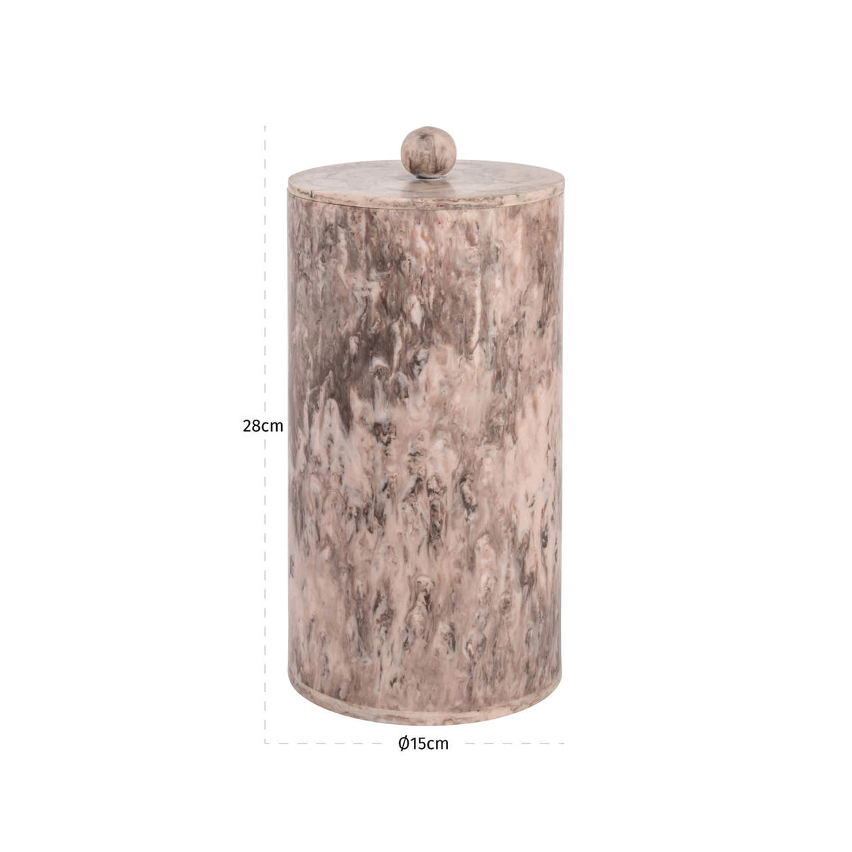 
Scatola portaoggetti di design «Rosaline», diverse dimensioni - 15 × 15 × 28 cm