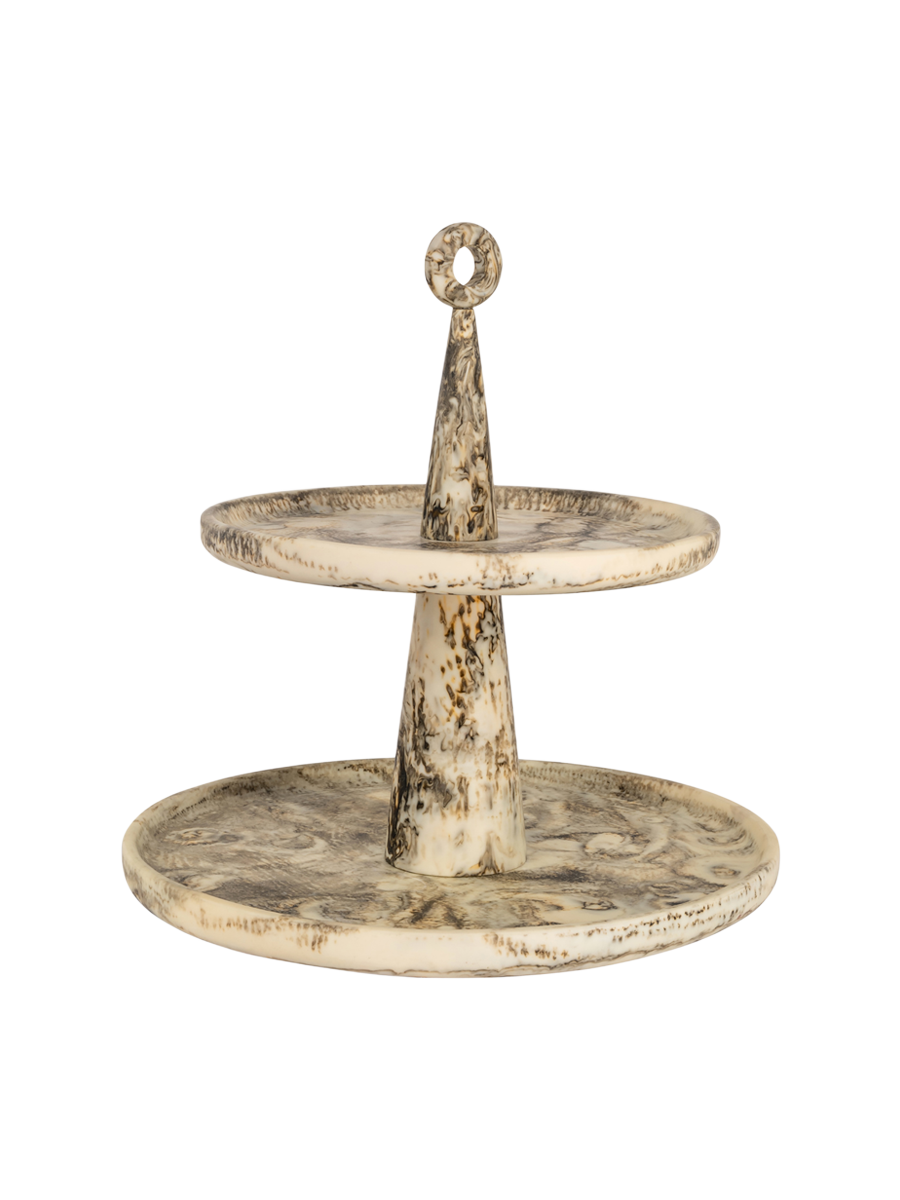 
Alzata di design „Posy“, diverse dimensioni - 34 × 34 × 33.5 cm / Naturale