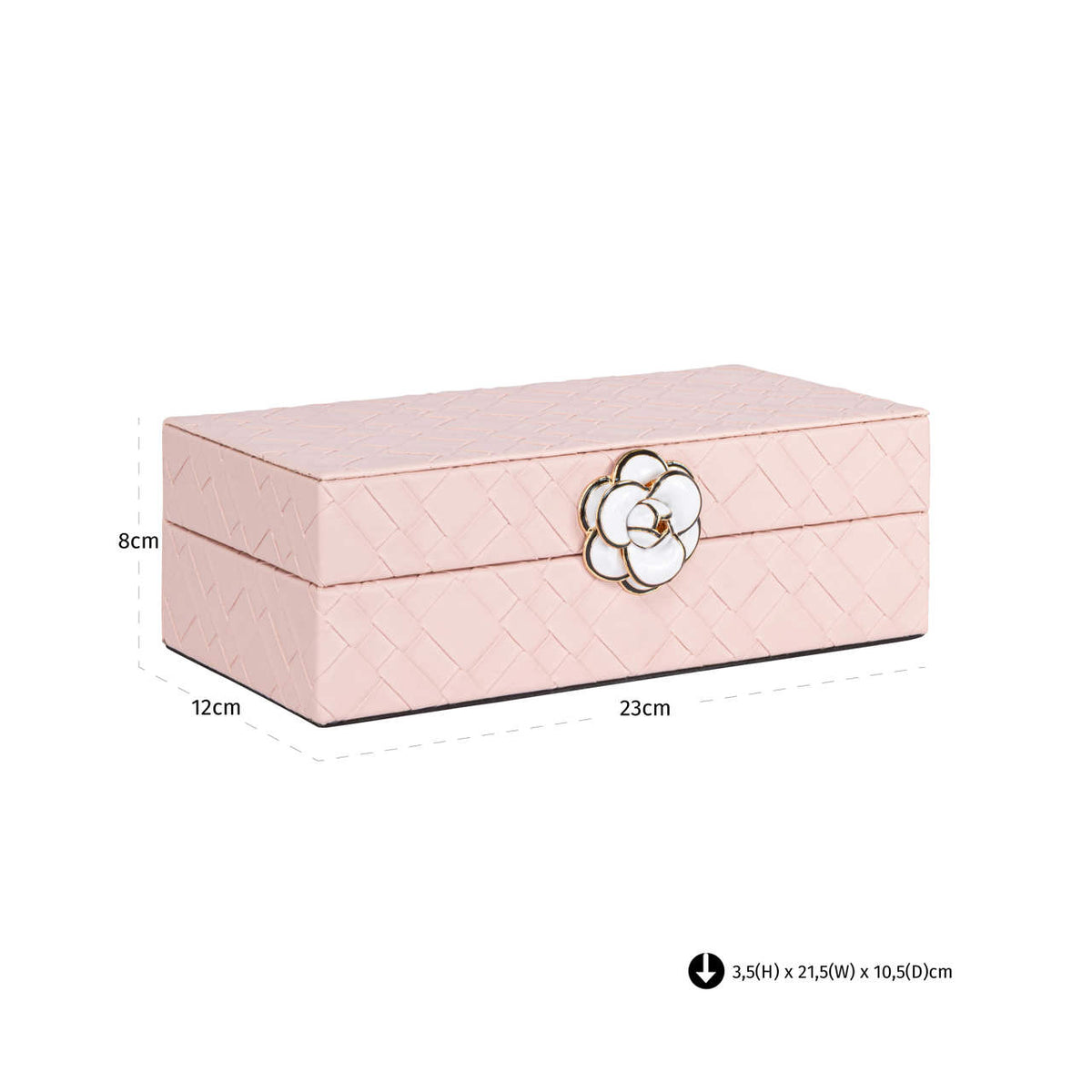 
Scatola portaoggetti di design «Lotte», diverse dimensioni - 12 × 23 × 8 cm