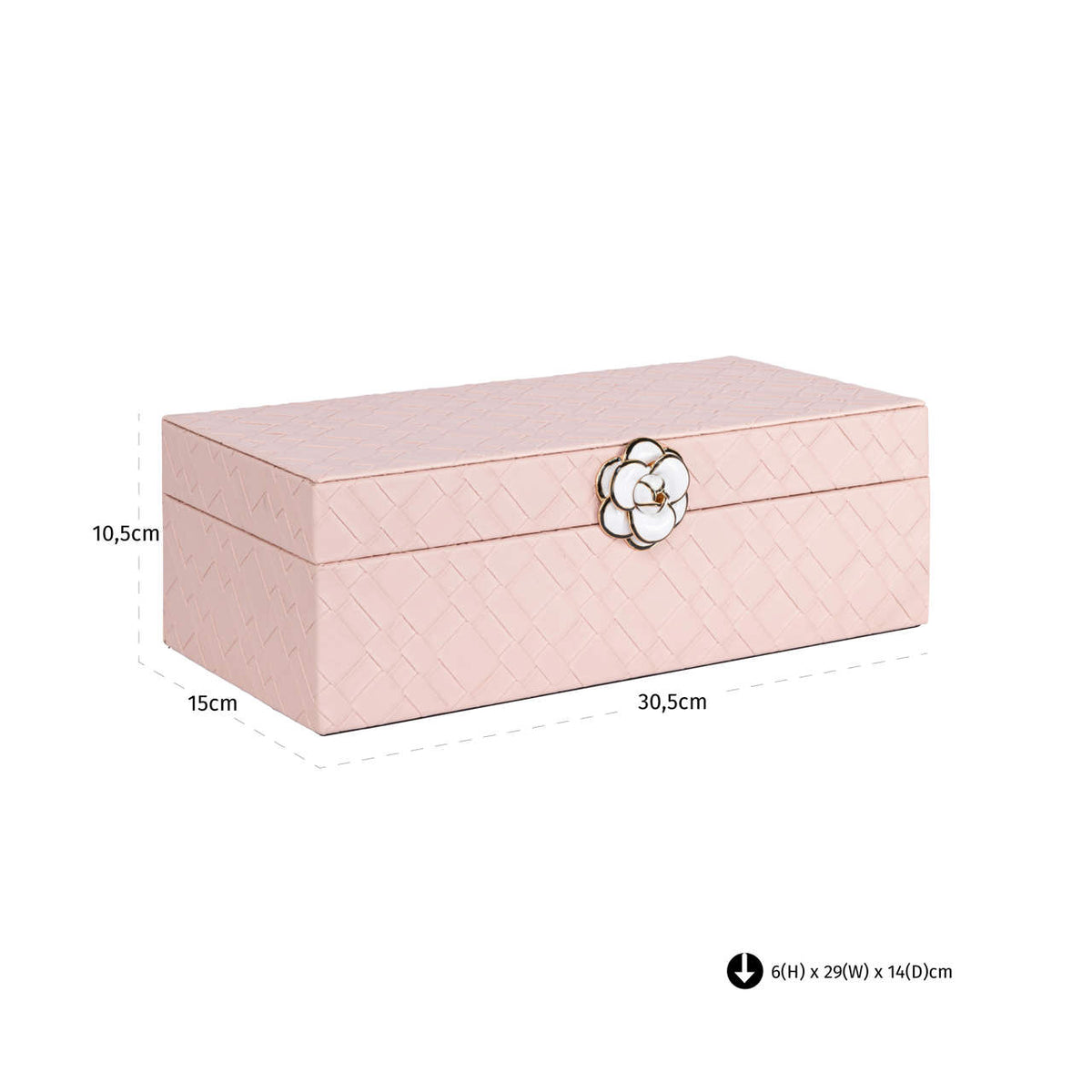 
Scatola portaoggetti di design «Lotte», diverse dimensioni - 15 × 30.5 × 10.5 cm