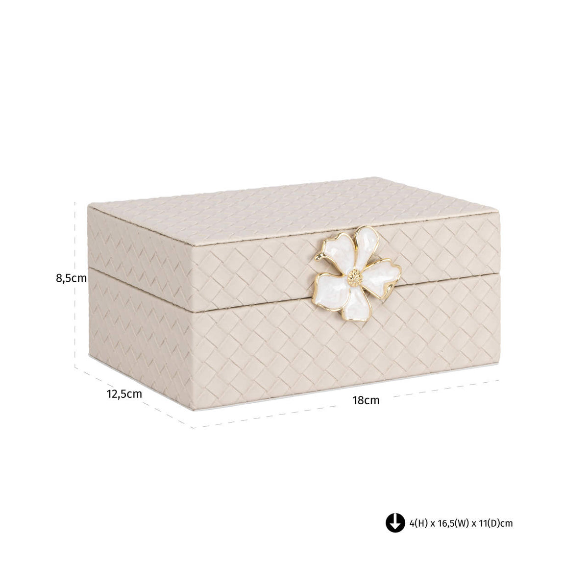
Scatola portaoggetti di design «Lillie», diverse dimensioni - 12.5 × 18 × 8.5 cm