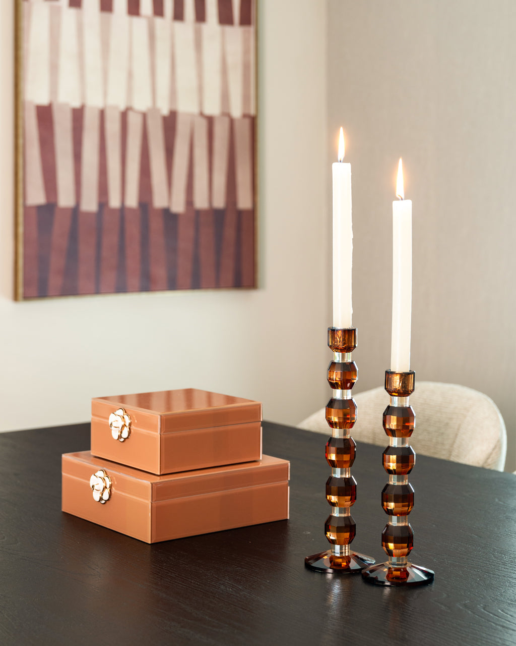 
Scatola portaoggetti di design «Floral», diverse dimensioni - 19.5 × 18 × 8.5 cm