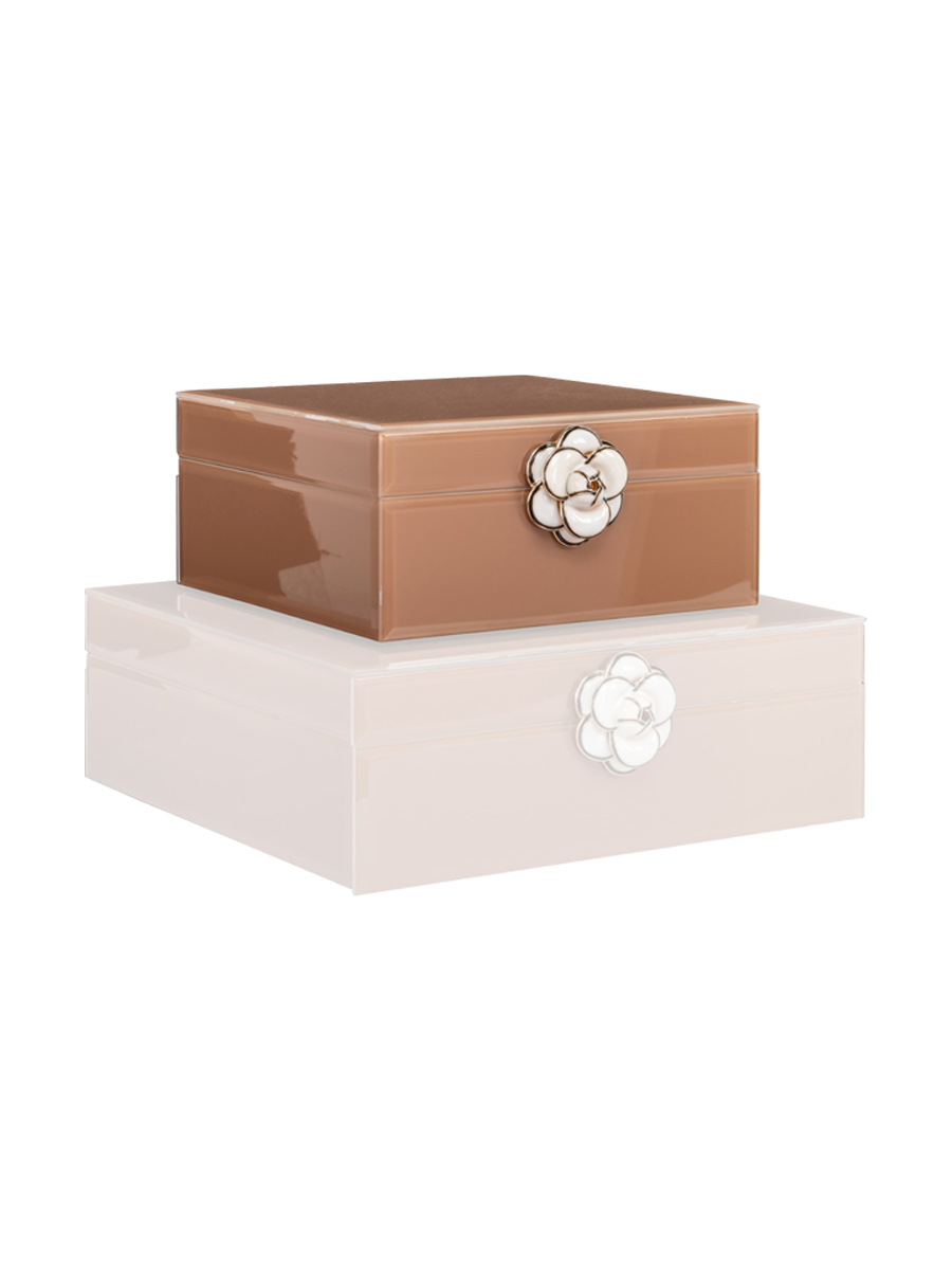 
Scatola portaoggetti di design «Floral», diverse dimensioni - 19.5 × 18 × 8.5 cm