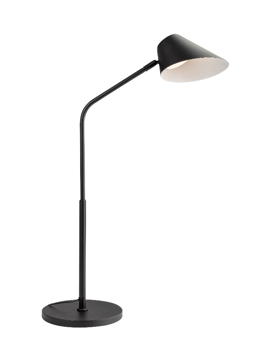 
LED Design Tischlampe „Nino“ mit Fernbedienung - Schwarz