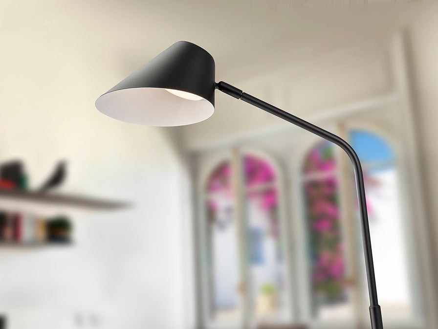 
LED Design Tischlampe „Nino“ mit Fernbedienung - Schwarz