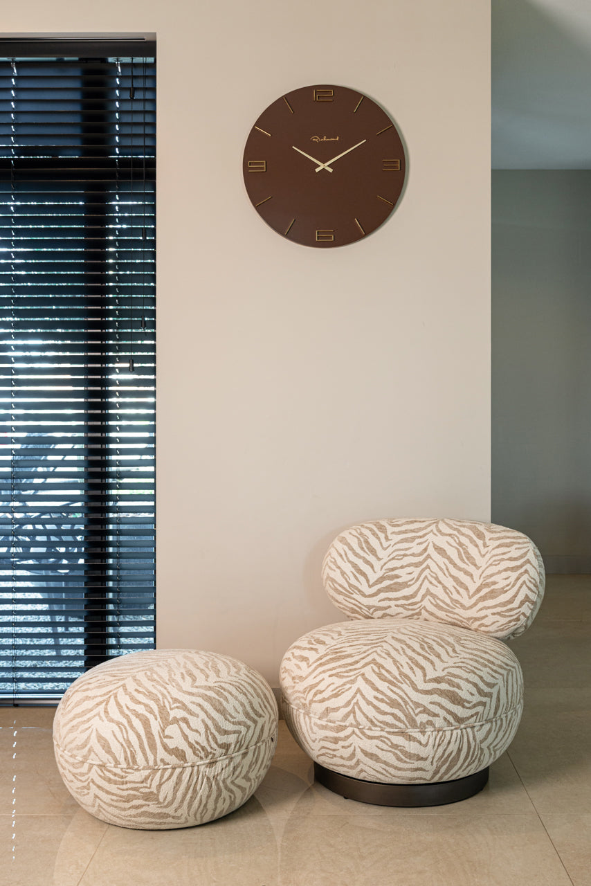 
Orologio di design «Byram» - Castagna
