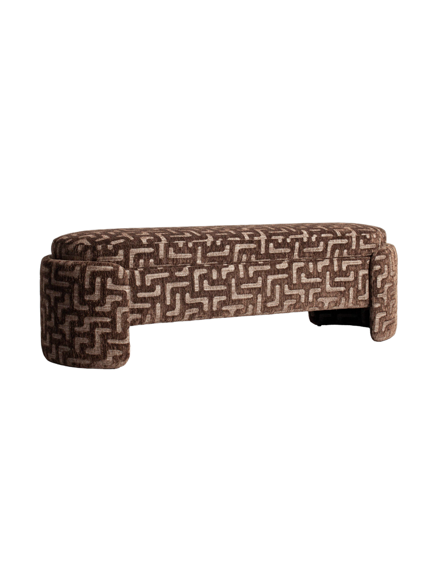 
Panca di design «Cupid», diverse dimensioni - 46 × 150 × 46 cm / Labirinto marrone
