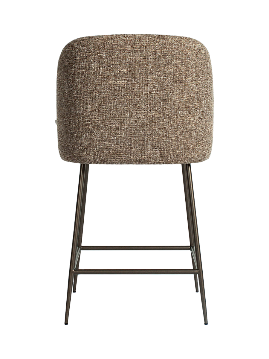 
Sgabello da bancone di design «Pullitzer» - Tweed marrone