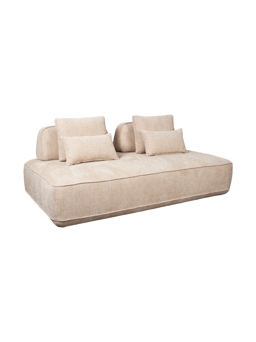 
Divano di design „Tudor“, diverse dimensioni - 113 × 205 × 87 cm / Natural Boldweave