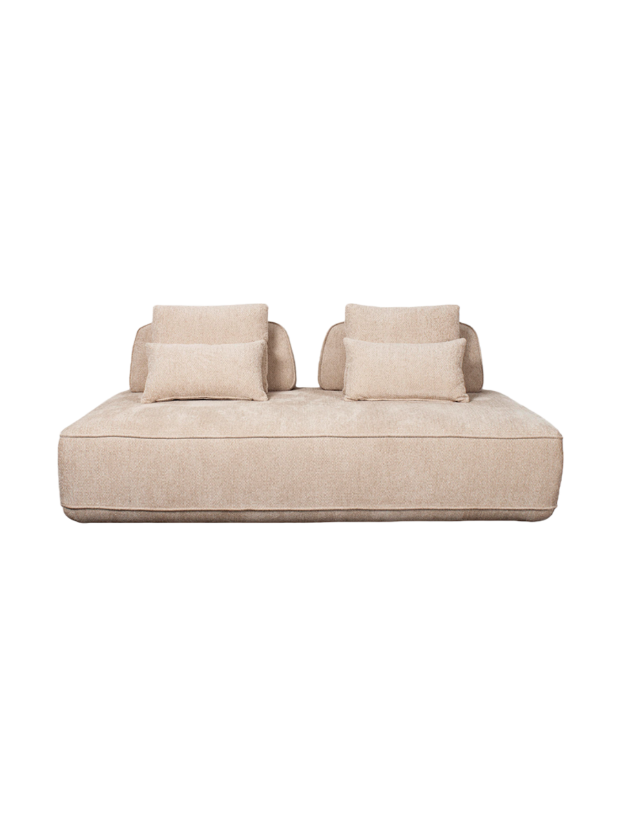 
Divano di design „Tudor“, diverse dimensioni - 113 × 205 × 87 cm / Natural Boldweave