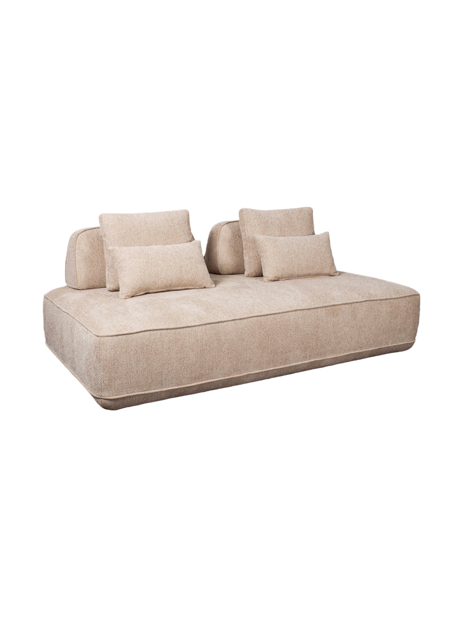 
Divano di design „Tudor“, diverse dimensioni - 113 × 205 × 87 cm / Natural Boldweave