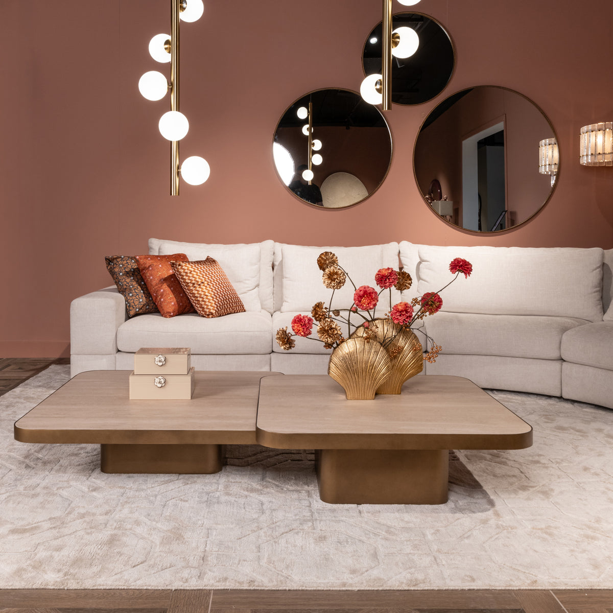 
Tavolino da salotto di design «Claridge», varie dimensioni - 70 × 70 × 37 cm