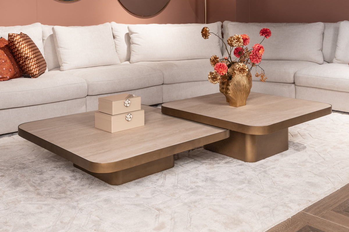 
Tavolino da salotto di design «Claridge», varie dimensioni - 70 × 70 × 37 cm