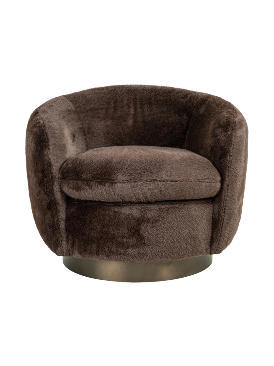 
Poltrona di design «Colmar» - Cioccolato Soffice