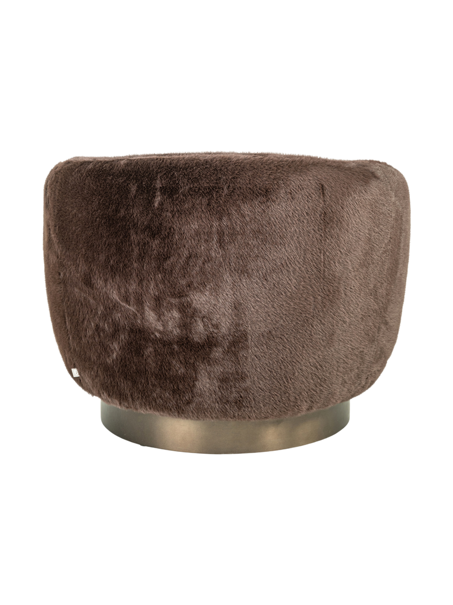 
Poltrona di design «Colmar» - Cioccolato Soffice