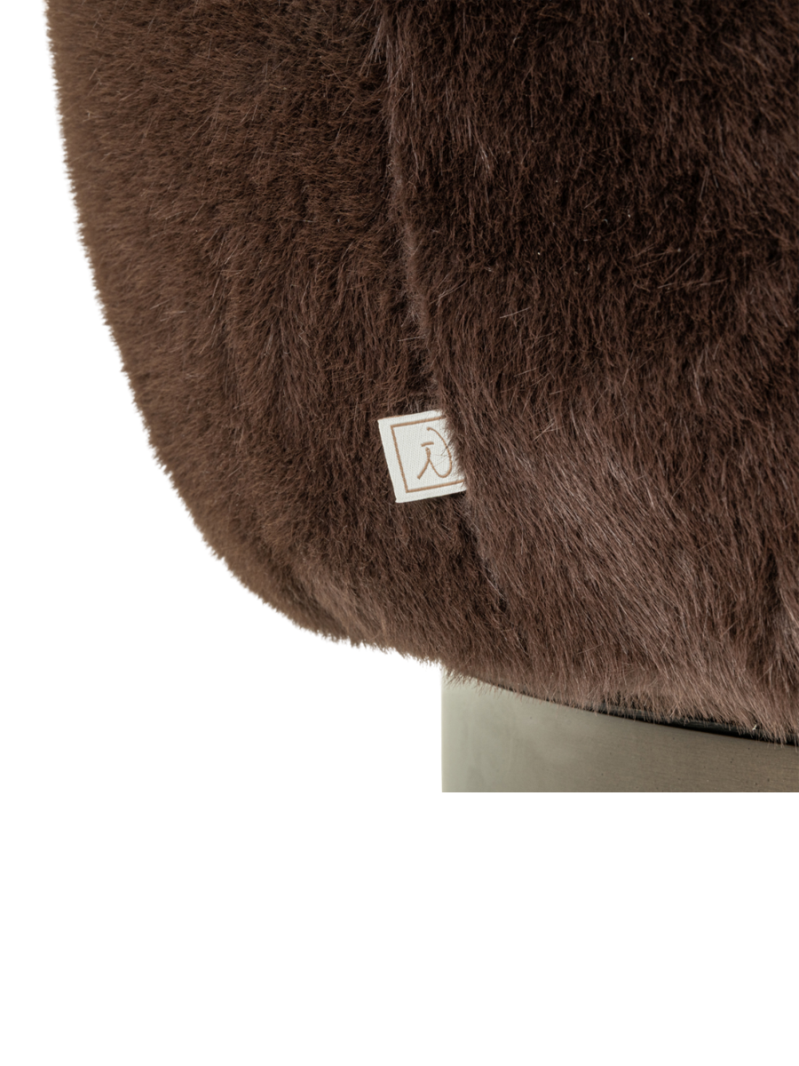 
Poltrona di design «Colmar» - Cioccolato Soffice