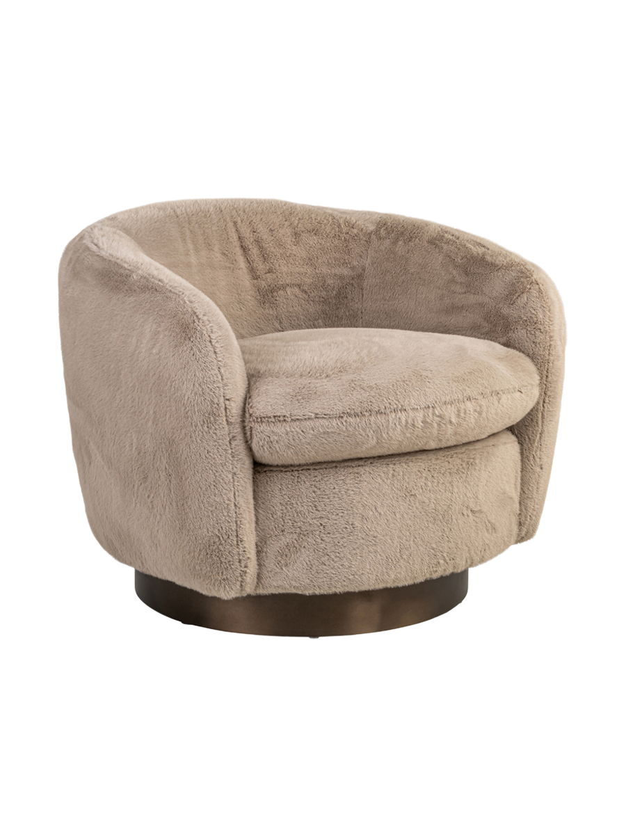 
Poltrona di design «Colmar» - Cioccolato Soffice