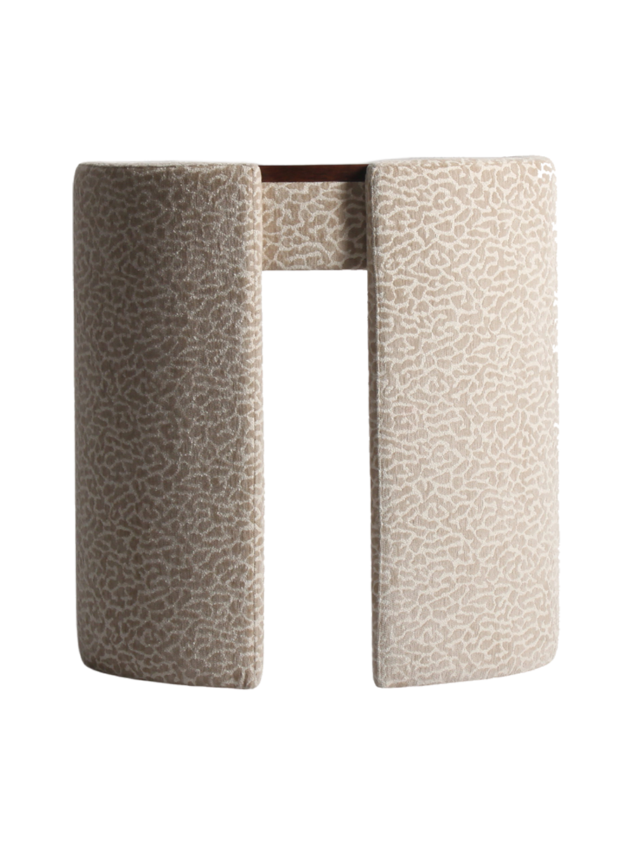 
Scrivania di design «Roxenne», varie dimensioni - 58 × 73 × 77 cm / Leopardo beige