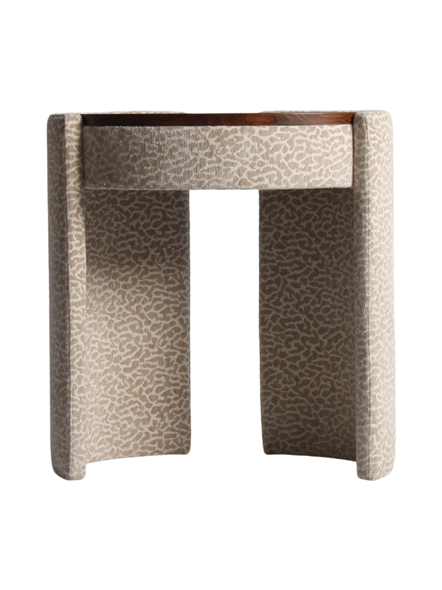 
Scrivania di design «Roxenne», varie dimensioni - 58 × 73 × 77 cm / Leopardo beige