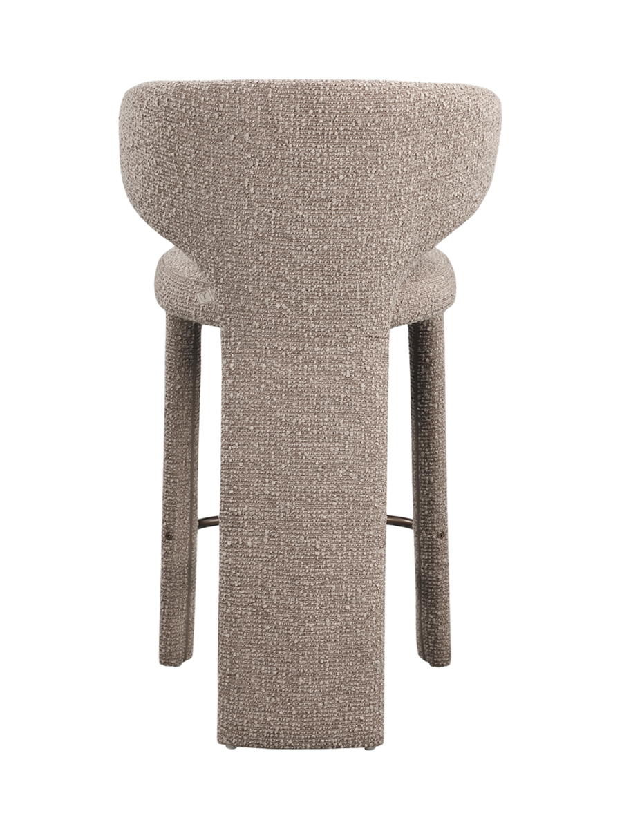 
Sgabello da bancone di design «Viola» - Mocca Chunky